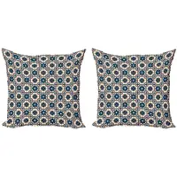 Abakuhaus Kussenhoes Set 2x60x60 – Dubbelzijdig bedrukt – Microvezel