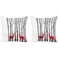 Abakuhaus Hirsch Kussenhoes – 50x50 cm – 2-pack – Dubbelzijdig