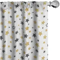 Abakuhaus – Kosmos Galaxie Doodle Voorhangen – 2x75x175 cm – Mikrofaser