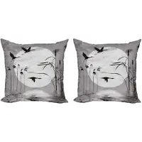 Abakuhaus – Natuur kussenhoes 45x45 cm – Dubbelzijdig, microvezel