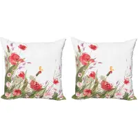 Abakuhaus – Kussenhoes Set 40x40 cm – Decoratief Dubbelzijdig Digitaal – Multicolor