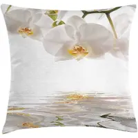 Abakuhaus Kussenhoes Bloem – 40x40 cm – Tweezijdig bedrukt, rits