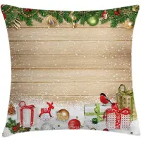 Abakuhaus – Kussenhoes Kerstmotief – 45x45 cm – Bedrukt op beide zijden, rits