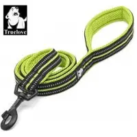 TrueLove hondenriem maat M 200cm - uitlaat riem - honden riem - neongeel riem - riem voor de hond