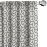 Abakuhaus Geometrische Gordijnen – Rhombus Ster – 2x150x225 cm – ivoor/grijs