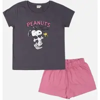 Snoopy Pyjama - Snoopy And Woodstock - S tot XL - voor Vrouwen - meerkleurig - Maat L