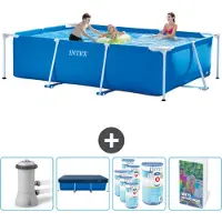 Intex Rechthoekig zwembad - 300x200x75 cm - 5-delig - SCB127