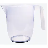 Excellent houseware Maatbeker - 1 Liter / Anti- Slip - Transparant