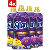 Silan (4x) Wasverzachter Aromatherapy – Dreamy Lotus – 48wasb./1,056L – Essentiële Oliën – Langdurige Parfum