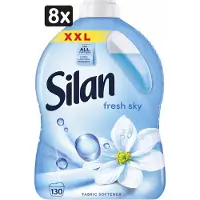 Silan (8x) Wasverzachter - Fresh Sky 2860ml - 130 Wasbeurten - Grootverpakking