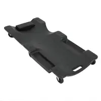 Bolt Autocripper - Voor Garage of Auto Reparatie - Rolbare Liggende Plank - 40 inch, 150 kg Draagvermogen - Zwart