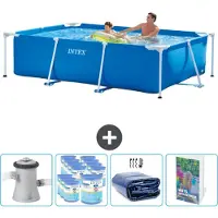 Intex Rechthoekig zwembad - 260x160x65 cm - 5-delig - SCB118
