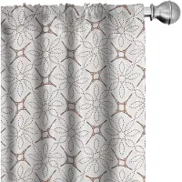 Abakuhaus Geometrische gordijnen – 2-delige set – 75x225 cm – Microvezel – Redwood