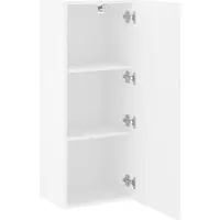 DKD Home Decor Tv-wandmeubel 40,5x30x102 cm bewerkt hout wit