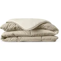 Eleganzzz Zomerdekbed zonder Overtrek 140x200 Beige - Dekbed zonder overtrek - Hoesloos dekbed - Eazy dekbed - Gekleurd dekbed - Zomerdekbed zonder Overtrek - Eenpersoons Dekbed - Dekbedden