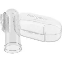 Babyono - Baby Tandenborstel - Siliconen - Met Etui - BPA-vrij