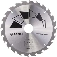 Bosch Standard 2609256814 Hardmetaal-cirkelzaagblad 180 x 30 mm Aantal tanden: 24 1 stuk(s)