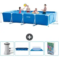 Intex Rechthoekig framezwembad - 450x220x84 cm - 5-delig - SCB117