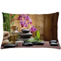 Abakuhaus Spa-Kussenhoes – 65x40 cm – Dubbelzijdig bedrukt – Rits