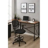 Songmics Bobbel Home - Bureaustoel - In hoogte verstelbaar - 360° draaibaar - Zwart - Copy