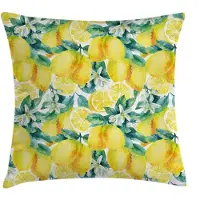 Abakuhaus Kussenhoes – 60x60 cm – Gr Groen/Geel – dubbelzijdig bedrukt, met rits