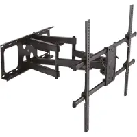 Value TV-muurbeugel, flexibel, zwart