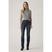 Levi's 724 High Rise Straight Jeans Blue Size: W23L30 | Jeans Outlet | Dames | Blauw