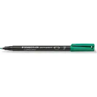 Staedtler Overheadmarker 97% Gerecycled Fijn Ronde punt 0,6 mm Groen Navulbaar 10 Stuks