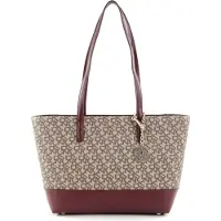 DKNY Bryant Logo Shopper beige/rood