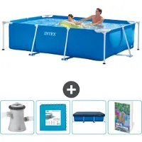 Intex Rechthoekig zwembad - 260x160x65 cm - 5-delig - SCB124