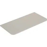 Mueller Roundy topblad met afgeronde hoeken 80x48cm zand