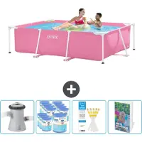 Intex Rechthoekig zwembad - 220x150x60 cm - 5-delig - SCB123