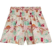 We fashion Broek beige / bruin / rosa / wit