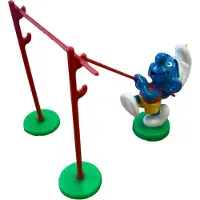 Schleich De smurfen - Polstokhoogspringer - Sportsmurf - 40506 -