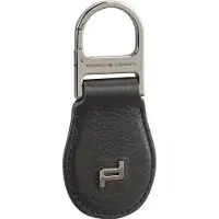 Porsche Design Sleutelhanger leer 4 cm black