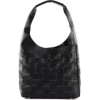 Seidenfelt Manufaktur Schoudertas SFM204 Hobo Black Zwart