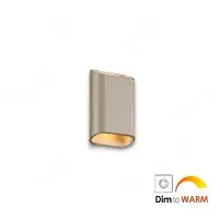 Artdelight Design wandlamp Diaz-S dim to warm champagne