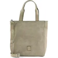 Fredsbruder Leren Schoudertas Kelia Shopper Soft Taupe Lichtbruin