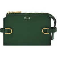 Fossil Kaarthoes Kier Card Case Pine Green Groen