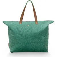 Pip studio Draagtas Velvet Quiltey Days Tote Bag Green