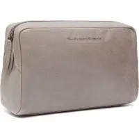 The Chesterfield Brand Leren Toilettas Lichtgrijs Marina