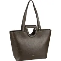 Coccinelle Faboula Olifant Shopper Tas Leer 46 cm bark