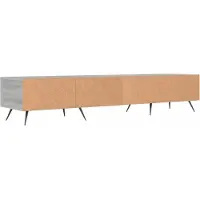 vidaXL Tv-meubel 150x36x30 cm bewerkt hout grijs sonoma eikenkleurig