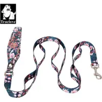 TrueLove Honden riem - Riem - Hond - Uitlaten - Wandelen - 140 cm - Blauw bont