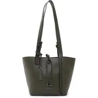 Tamaris Schoudertas Janika Shopper Green Donkergroen