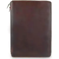 Buckle & Seam Ralph aktetas leer 36 cm bruin