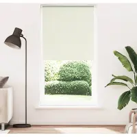 vidaXL Verduisteringsgordijn, crèmekleurig, 105x230 cm, stofbreedte 100,7 cm