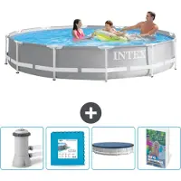 Intex Prism Frame Zwembad, rond - 366x76 cm - 5-delig, model SCB124