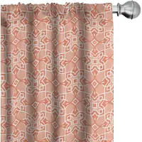 Abakuhaus Gordijnen – microvezel geometrisch – 2x75x175 cm – halfdonker