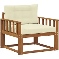 vidaXL Buiten Midden Sofa Naturel